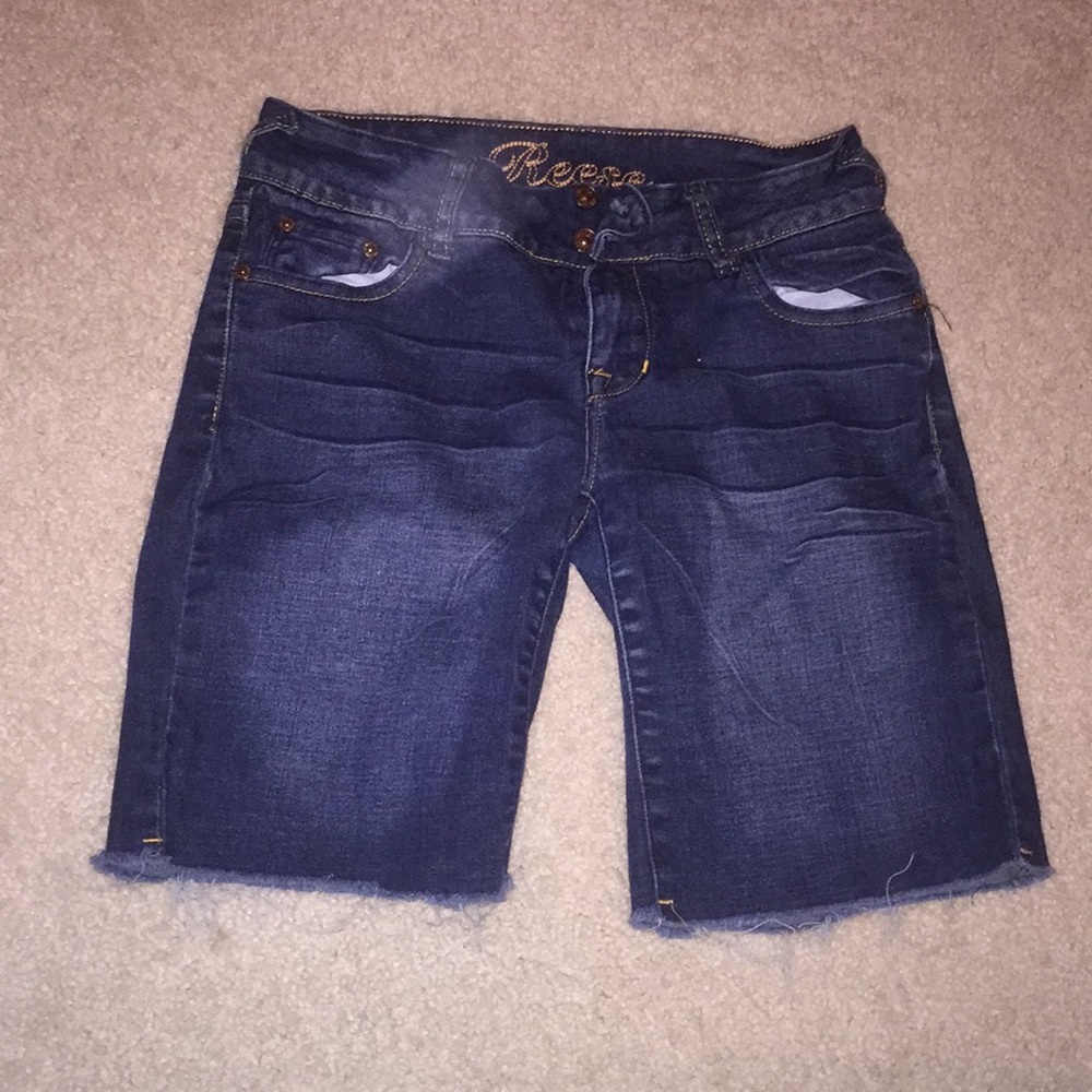 Denim shorts